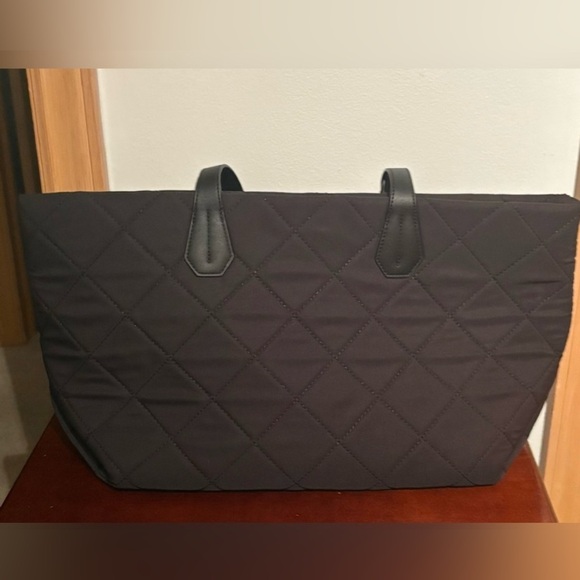 Chico's Handbags - Chico's Black Quilted Fabric Tote-bag Condition NWOT Everyday Bag